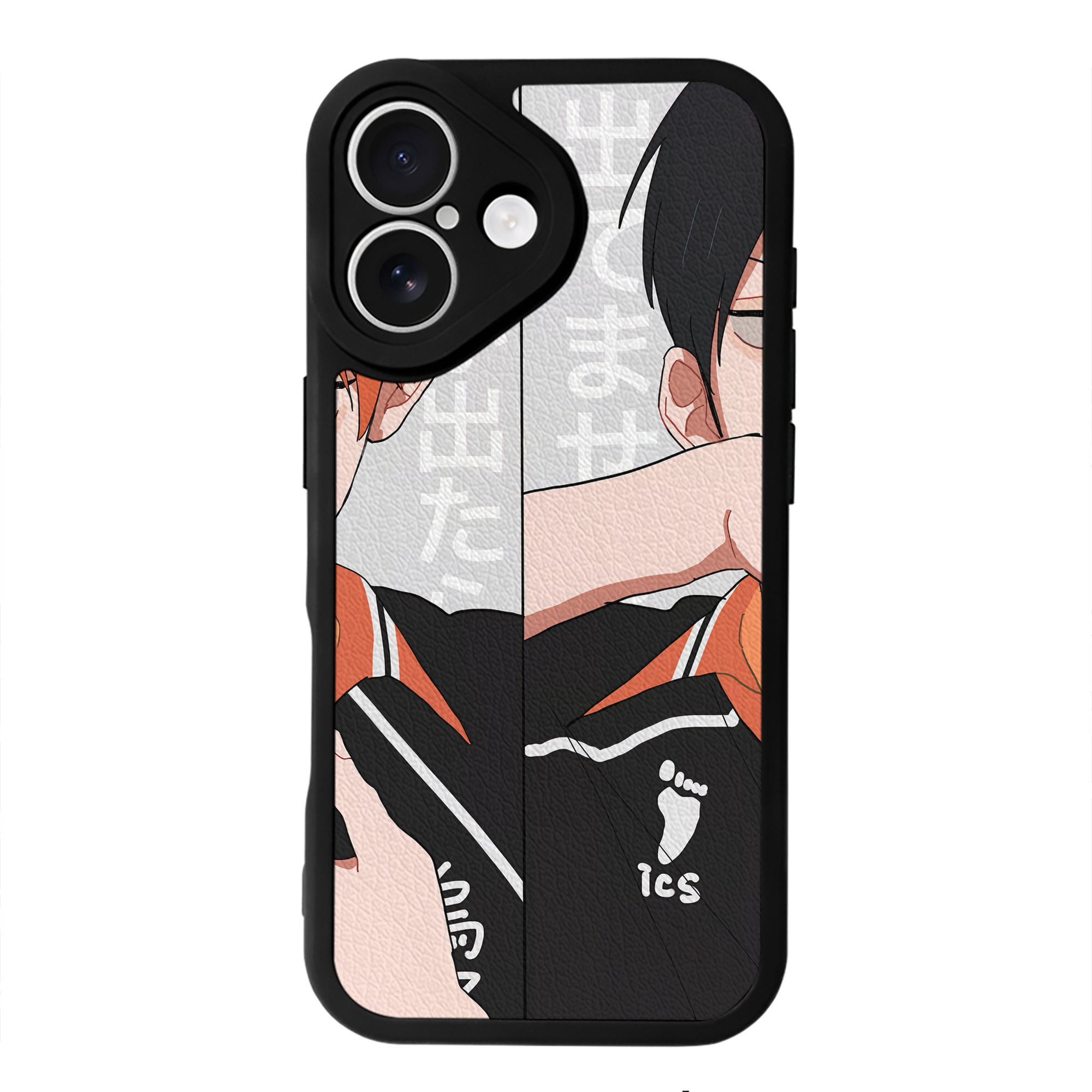 （画像用） ハイキュー!! Haikyu!! 【iPhone 16シリーズ対応】シリコンスマホケース（レザー調） 材質：シリコン